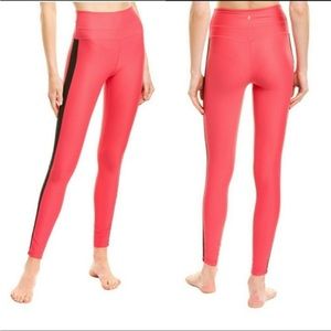 Spiritual Gangster Coral and Black Leggings